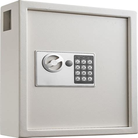 AdirOffice Programmable Digital Keypad 60 Key Cabinet, White 